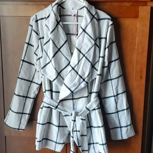 Plaid stripe jacket 🖤